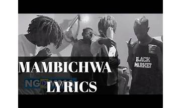 Mambichwa sw Lyrics [Magix Enga]
